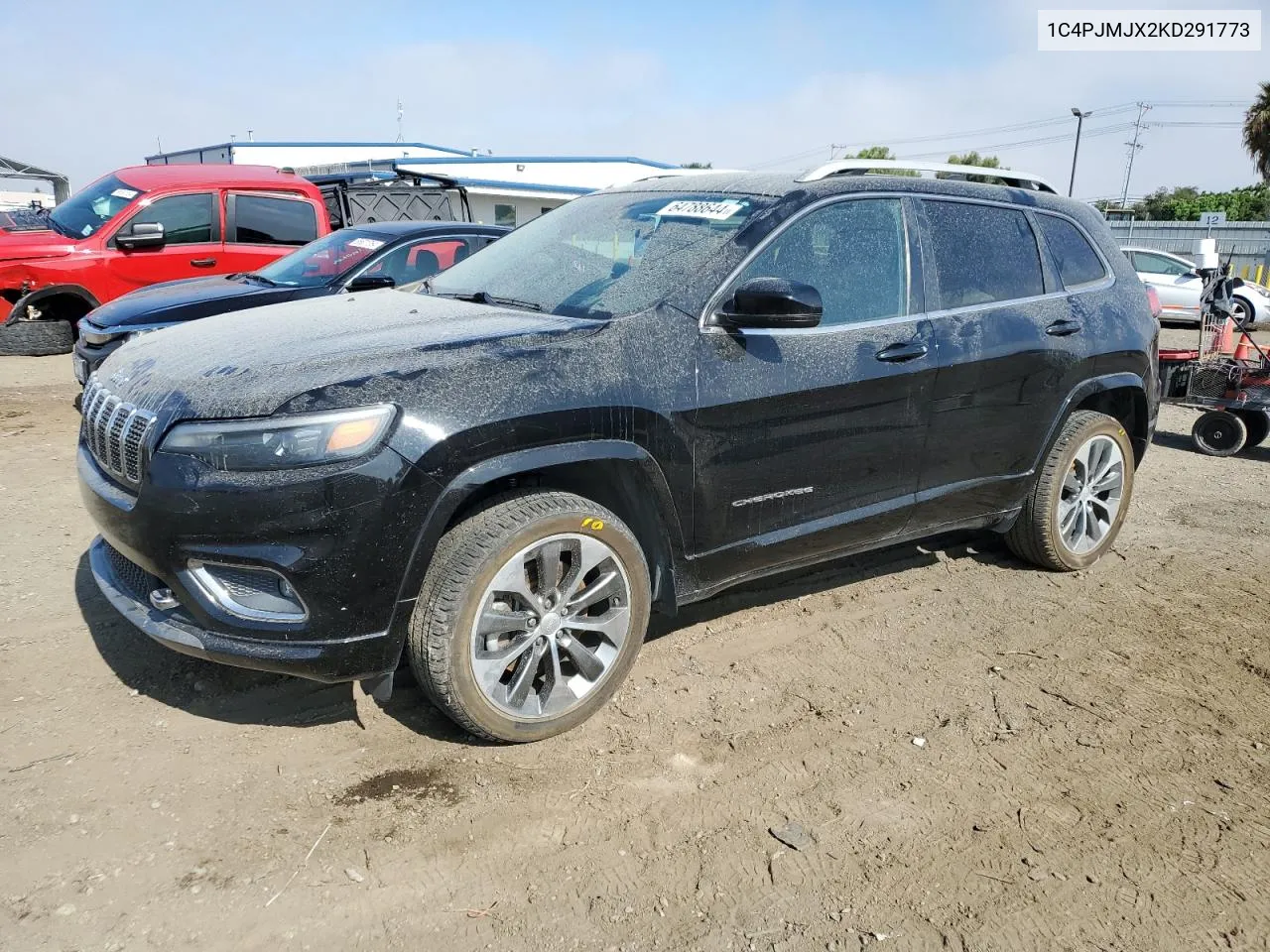 2019 Jeep Cherokee Overland VIN: 1C4PJMJX2KD291773 Lot: 64788644