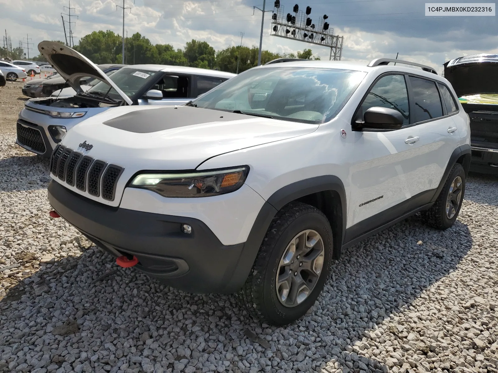 2019 Jeep Cherokee Trailhawk VIN: 1C4PJMBX0KD232316 Lot: 67037664