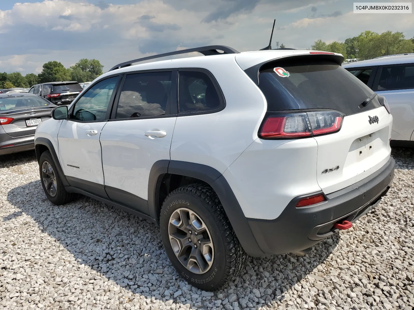 2019 Jeep Cherokee Trailhawk VIN: 1C4PJMBX0KD232316 Lot: 67037664