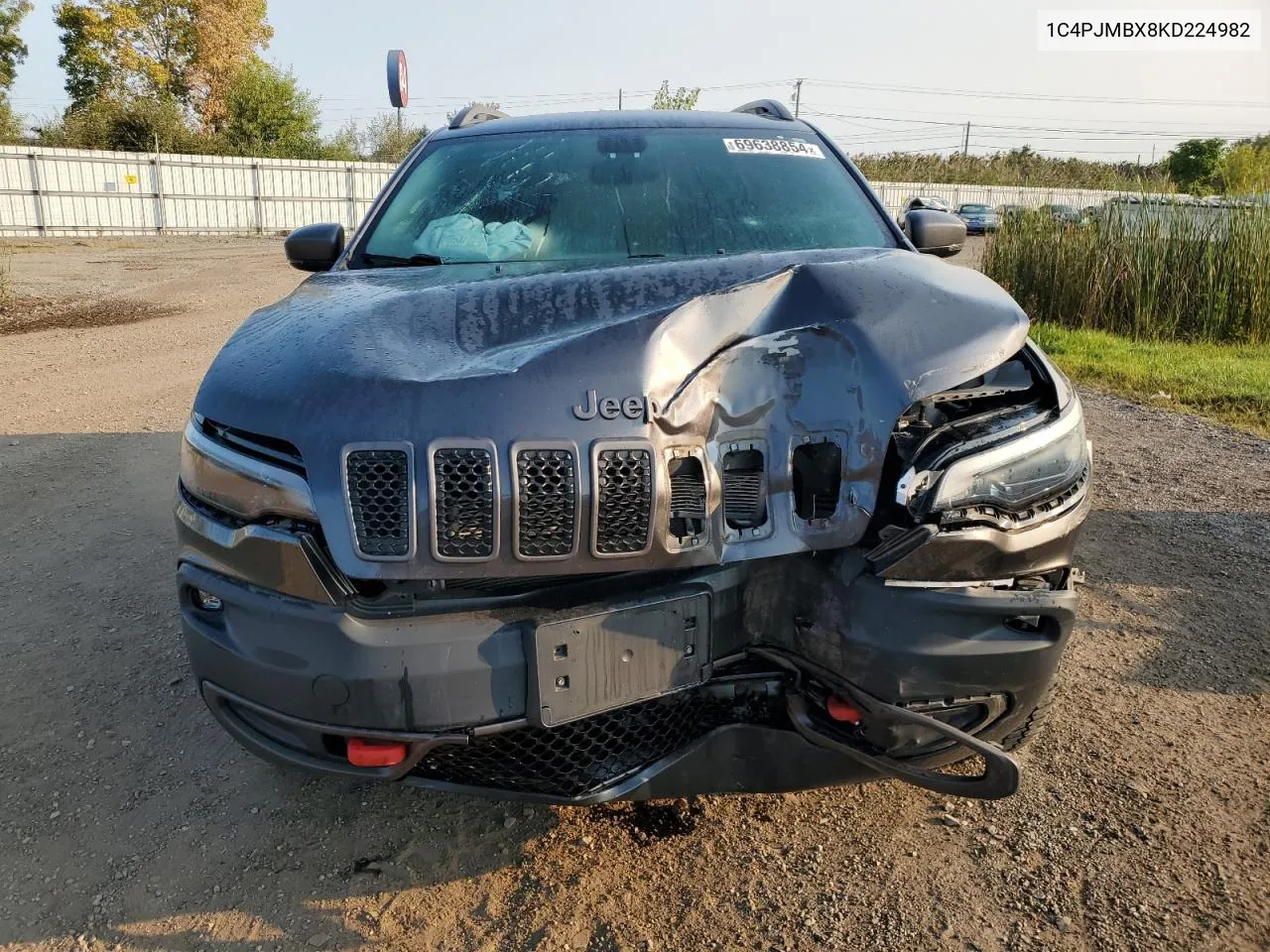 1C4PJMBX8KD224982 2019 Jeep Cherokee Trailhawk