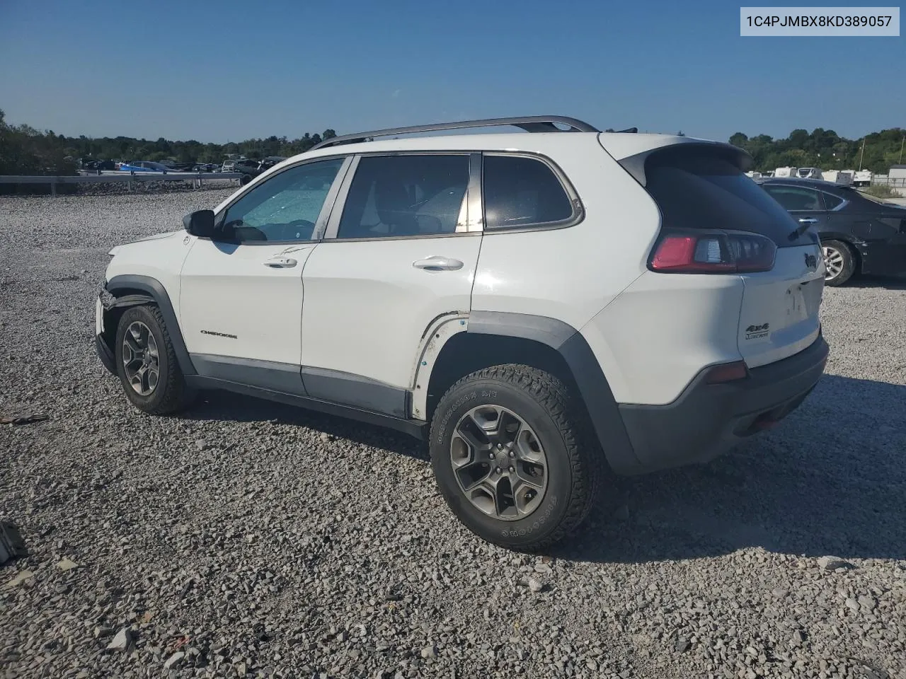 2019 Jeep Cherokee Trailhawk VIN: 1C4PJMBX8KD389057 Lot: 70375664