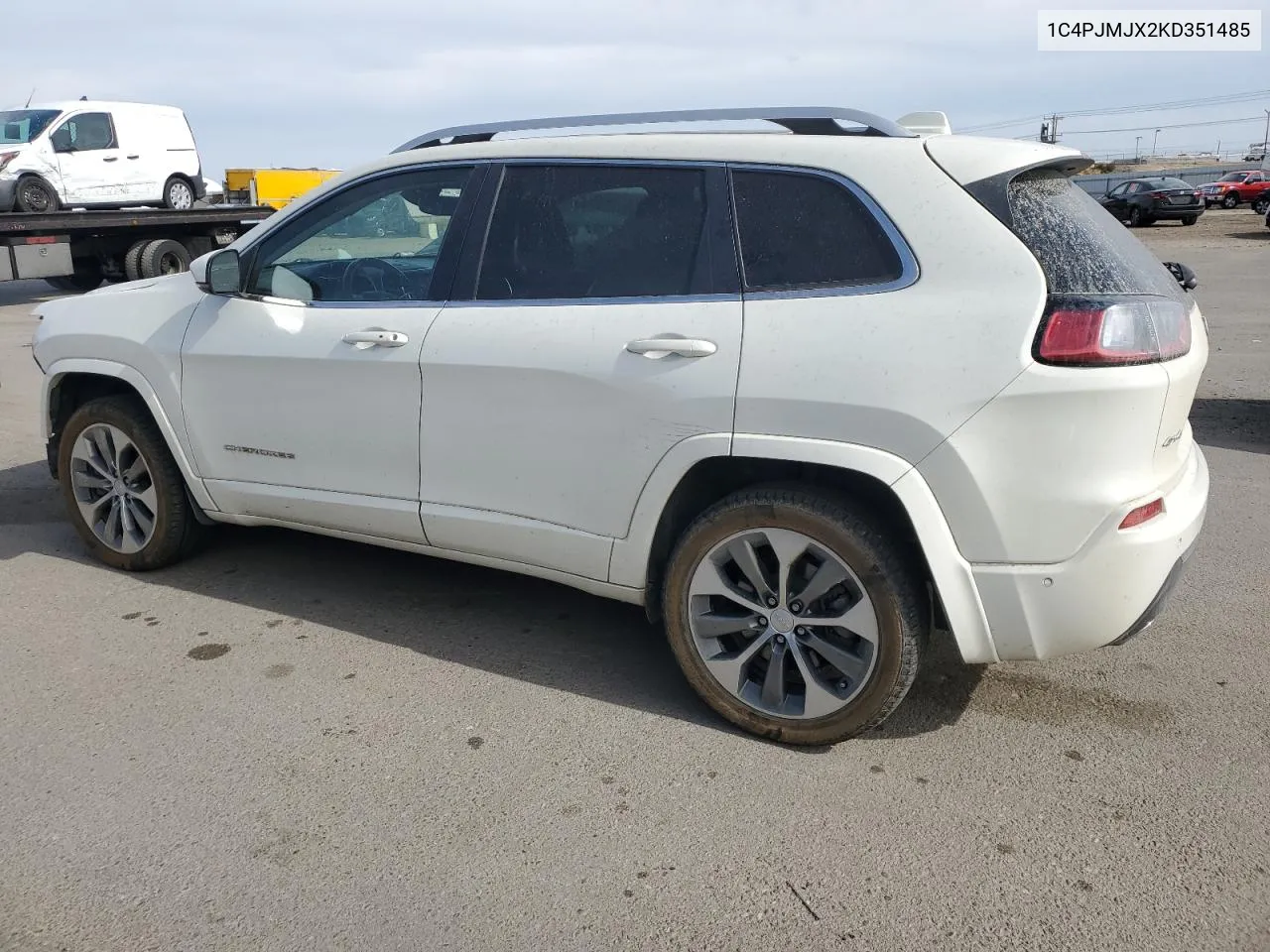 2019 Jeep Cherokee Overland VIN: 1C4PJMJX2KD351485 Lot: 71641954