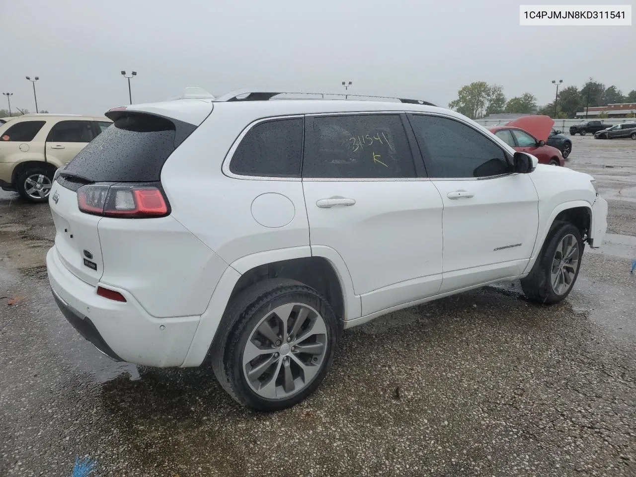 2019 Jeep Cherokee Overland VIN: 1C4PJMJN8KD311541 Lot: 71706494