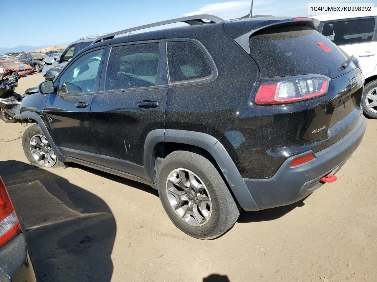 2019 Jeep Cherokee Trailhawk VIN: 1C4PJMBX7KD298992 Lot: 72020914