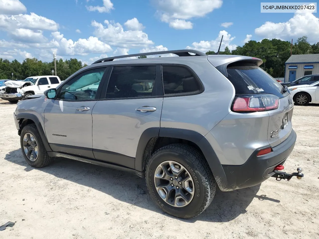 2019 Jeep Cherokee Trailhawk VIN: 1C4PJMBNXKD207423 Lot: 72375454