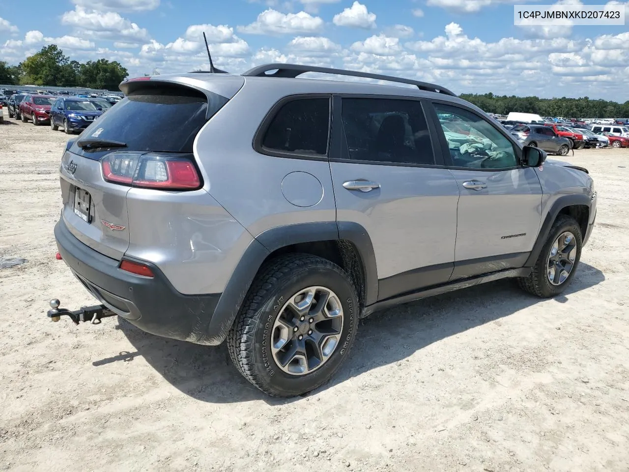 2019 Jeep Cherokee Trailhawk VIN: 1C4PJMBNXKD207423 Lot: 72375454