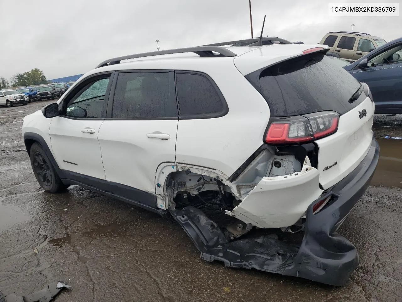 2019 Jeep Cherokee Trailhawk VIN: 1C4PJMBX2KD336709 Lot: 72477164