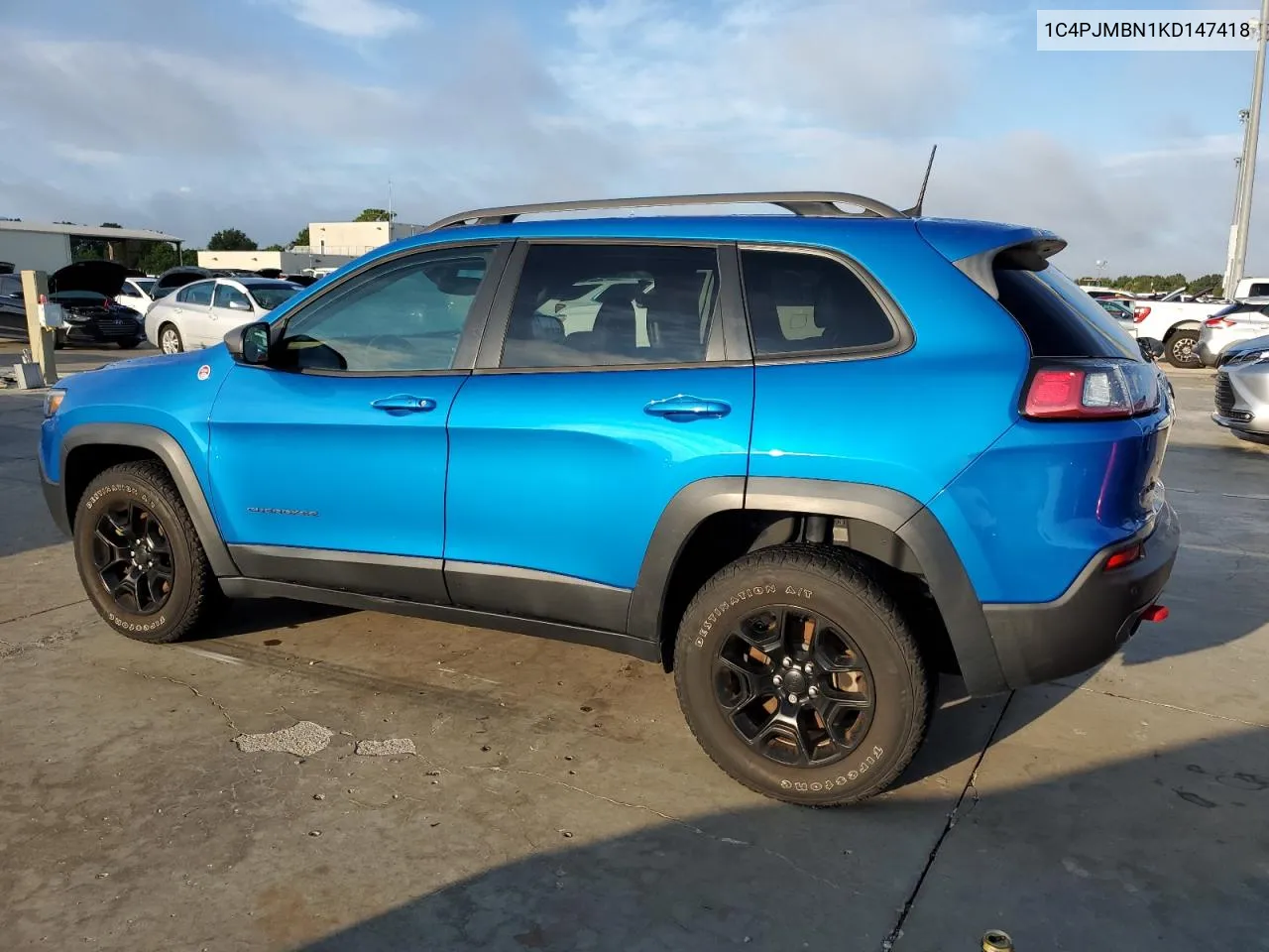 2019 Jeep Cherokee Trailhawk VIN: 1C4PJMBN1KD147418 Lot: 73870414