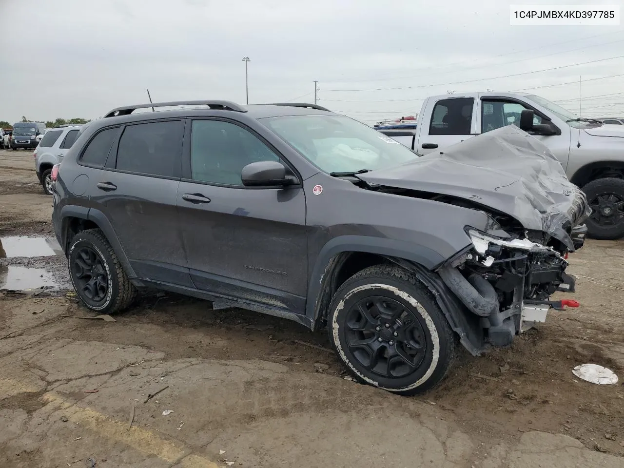 2019 Jeep Cherokee Trailhawk VIN: 1C4PJMBX4KD397785 Lot: 74506814