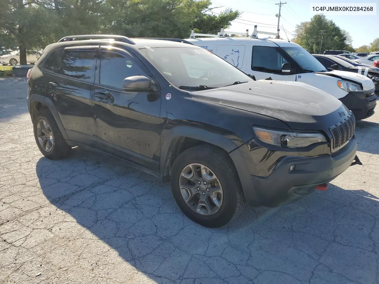 2019 Jeep Cherokee Trailhawk VIN: 1C4PJMBX0KD284268 Lot: 74718564