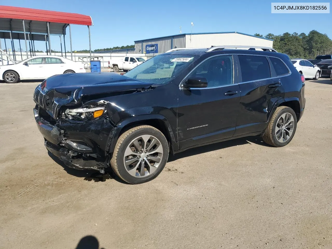 2019 Jeep Cherokee Overland VIN: 1C4PJMJX8KD182556 Lot: 75962504