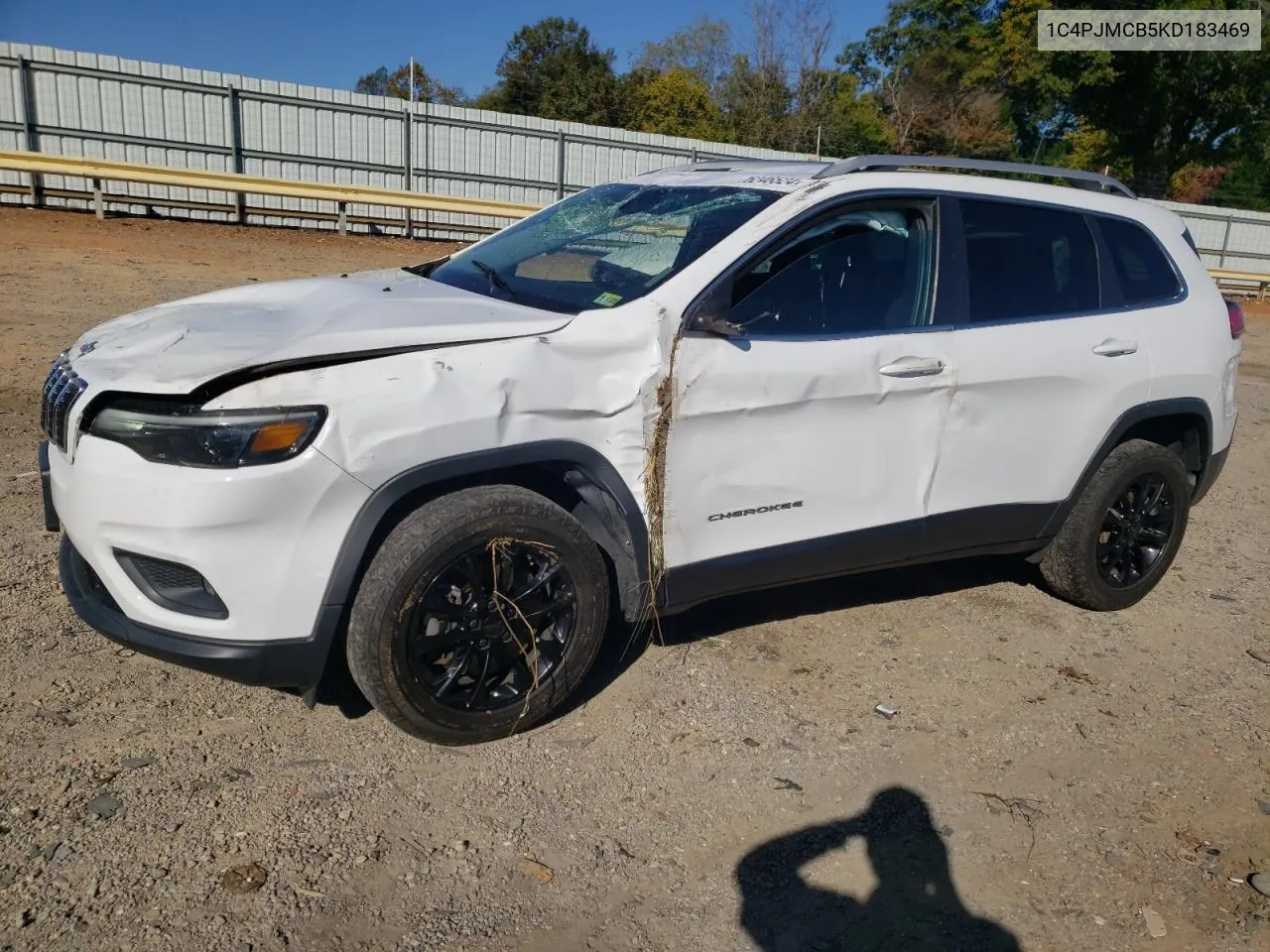 2019 Jeep Cherokee Latitude VIN: 1C4PJMCB5KD183469 Lot: 76246524