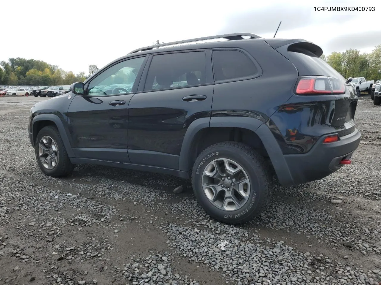 2019 Jeep Cherokee Trailhawk VIN: 1C4PJMBX9KD400793 Lot: 77015804