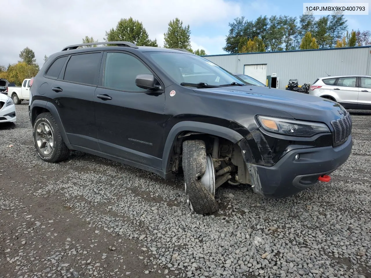 2019 Jeep Cherokee Trailhawk VIN: 1C4PJMBX9KD400793 Lot: 77015804