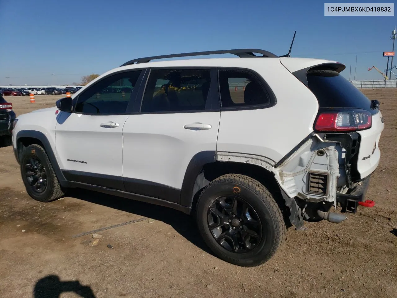 2019 Jeep Cherokee Trailhawk VIN: 1C4PJMBX6KD418832 Lot: 77118664