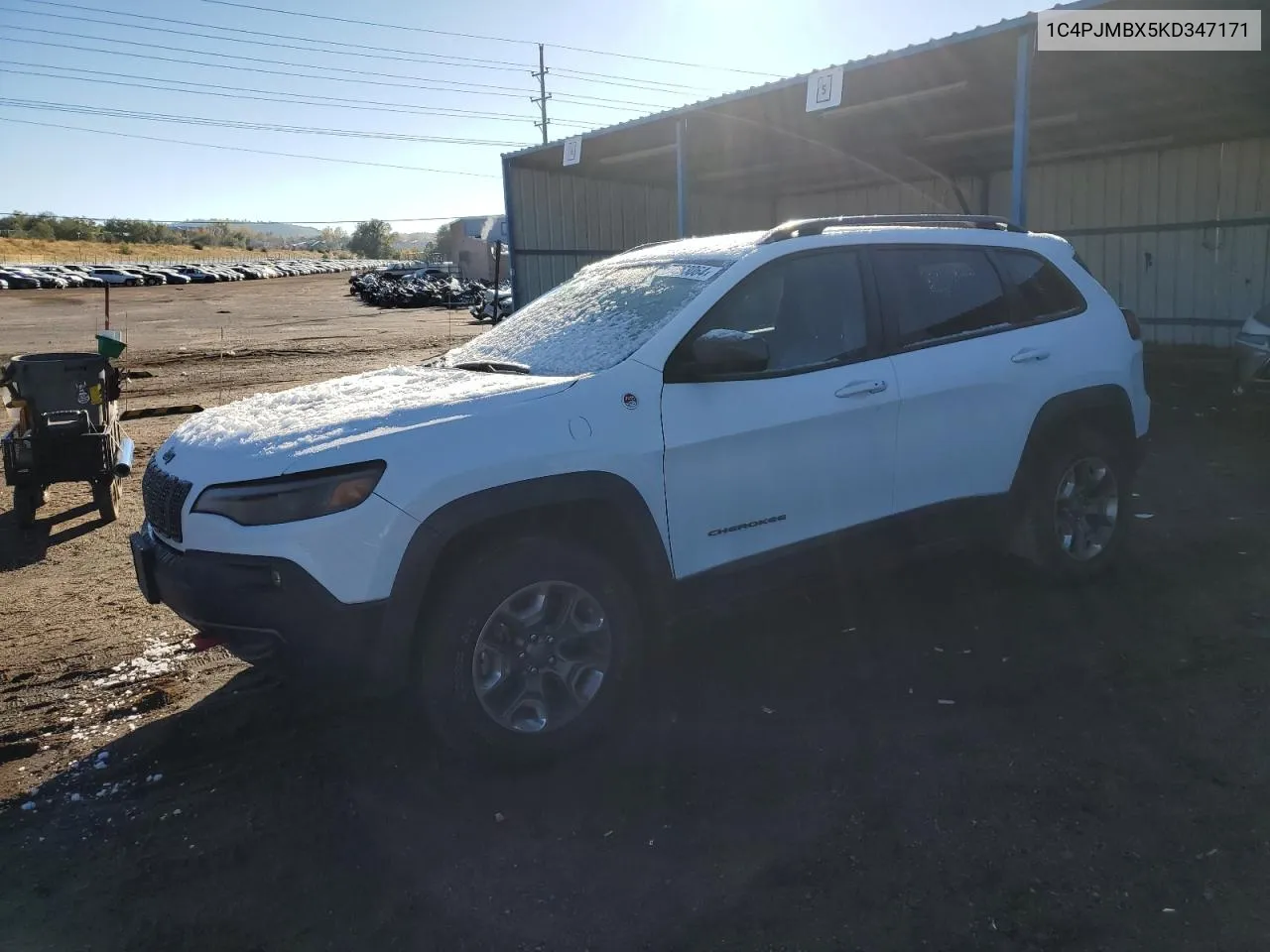 2019 Jeep Cherokee Trailhawk VIN: 1C4PJMBX5KD347171 Lot: 77663064