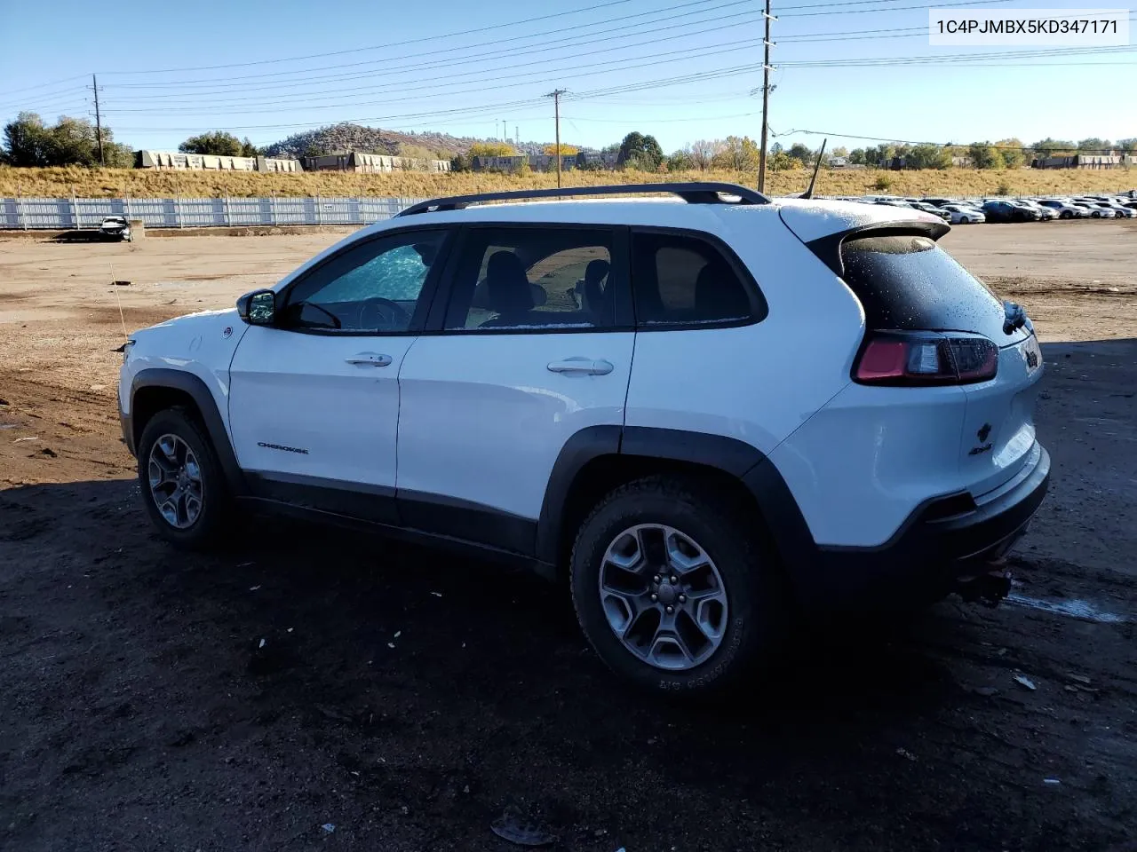 2019 Jeep Cherokee Trailhawk VIN: 1C4PJMBX5KD347171 Lot: 77663064