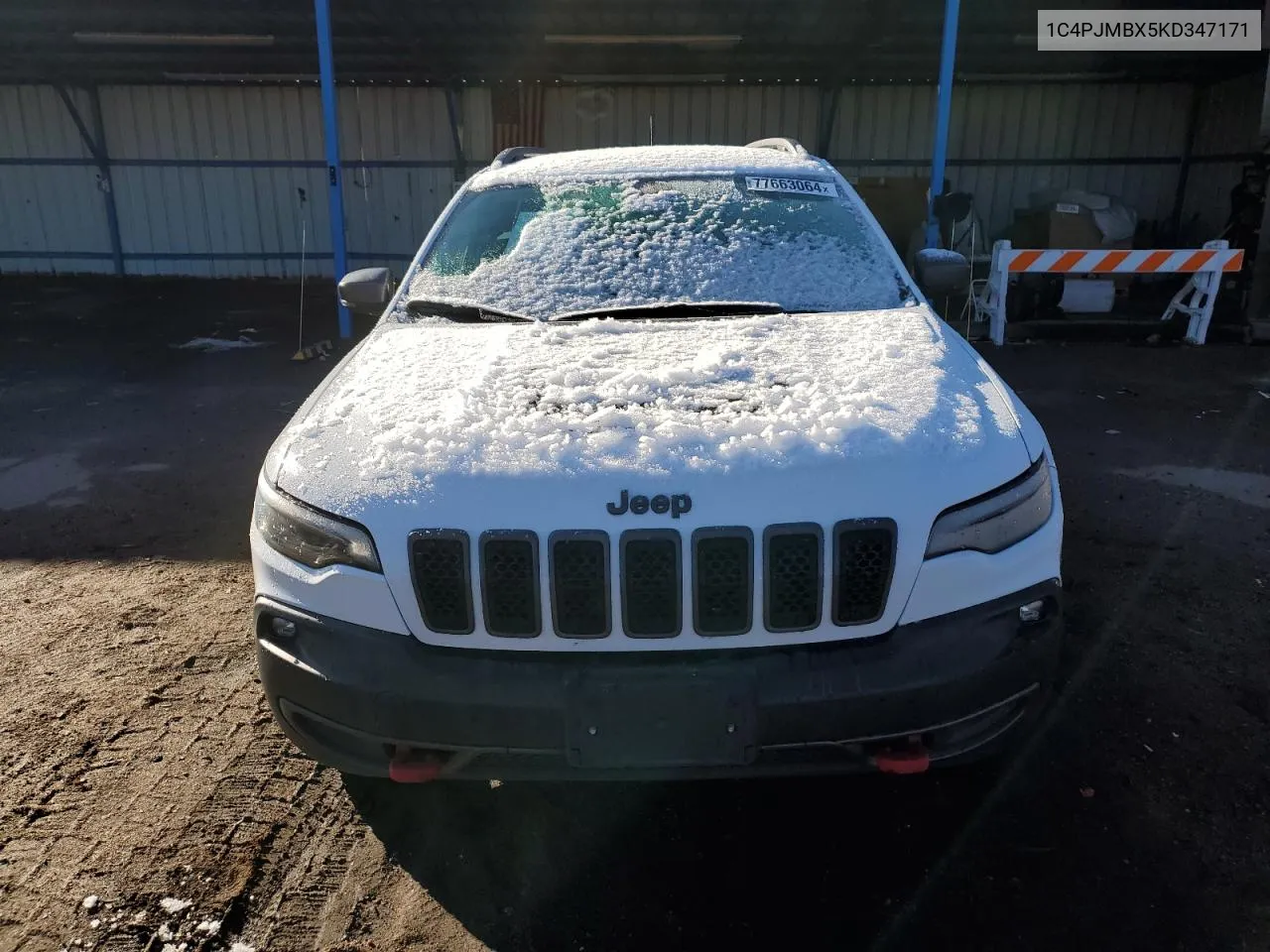 2019 Jeep Cherokee Trailhawk VIN: 1C4PJMBX5KD347171 Lot: 77663064