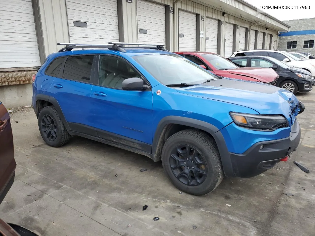 2019 Jeep Cherokee Trailhawk VIN: 1C4PJMBX0KD117960 Lot: 81296744