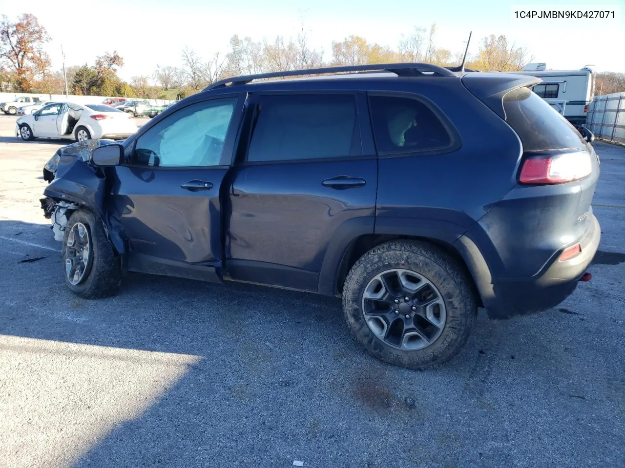 2019 Jeep Cherokee Trailhawk VIN: 1C4PJMBN9KD427071 Lot: 81569244