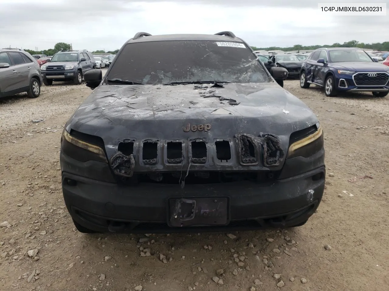 2020 Jeep Cherokee Trailhawk VIN: 1C4PJMBX8LD630231 Lot: 56285904