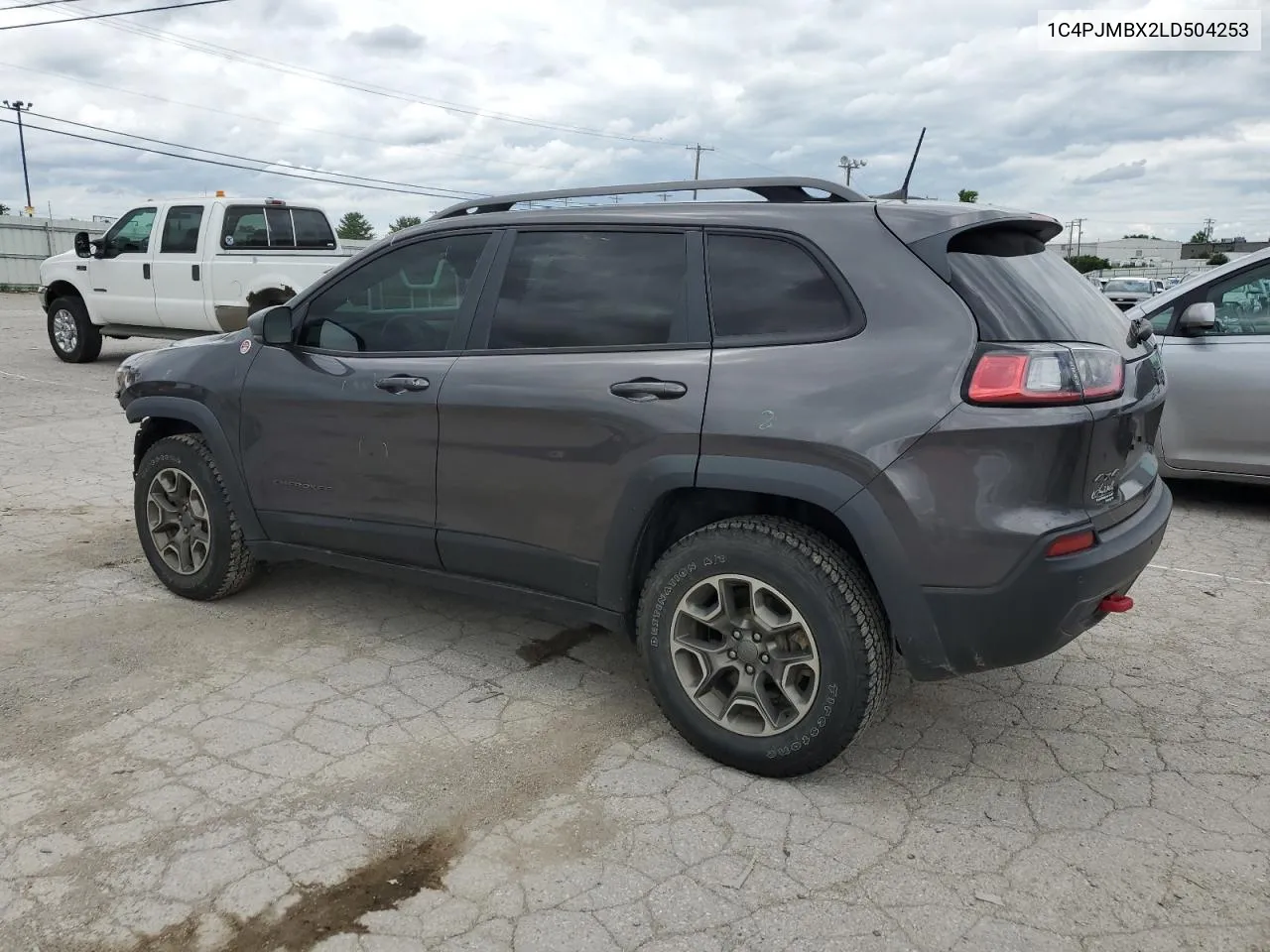 2020 Jeep Cherokee Trailhawk VIN: 1C4PJMBX2LD504253 Lot: 56941004