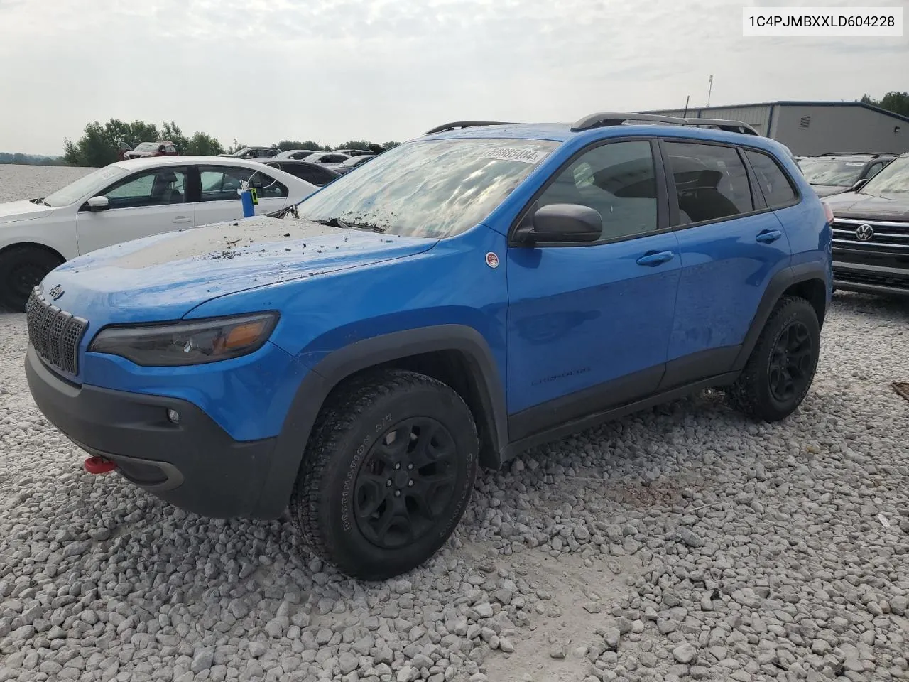 2020 Jeep Cherokee Trailhawk VIN: 1C4PJMBXXLD604228 Lot: 59885484