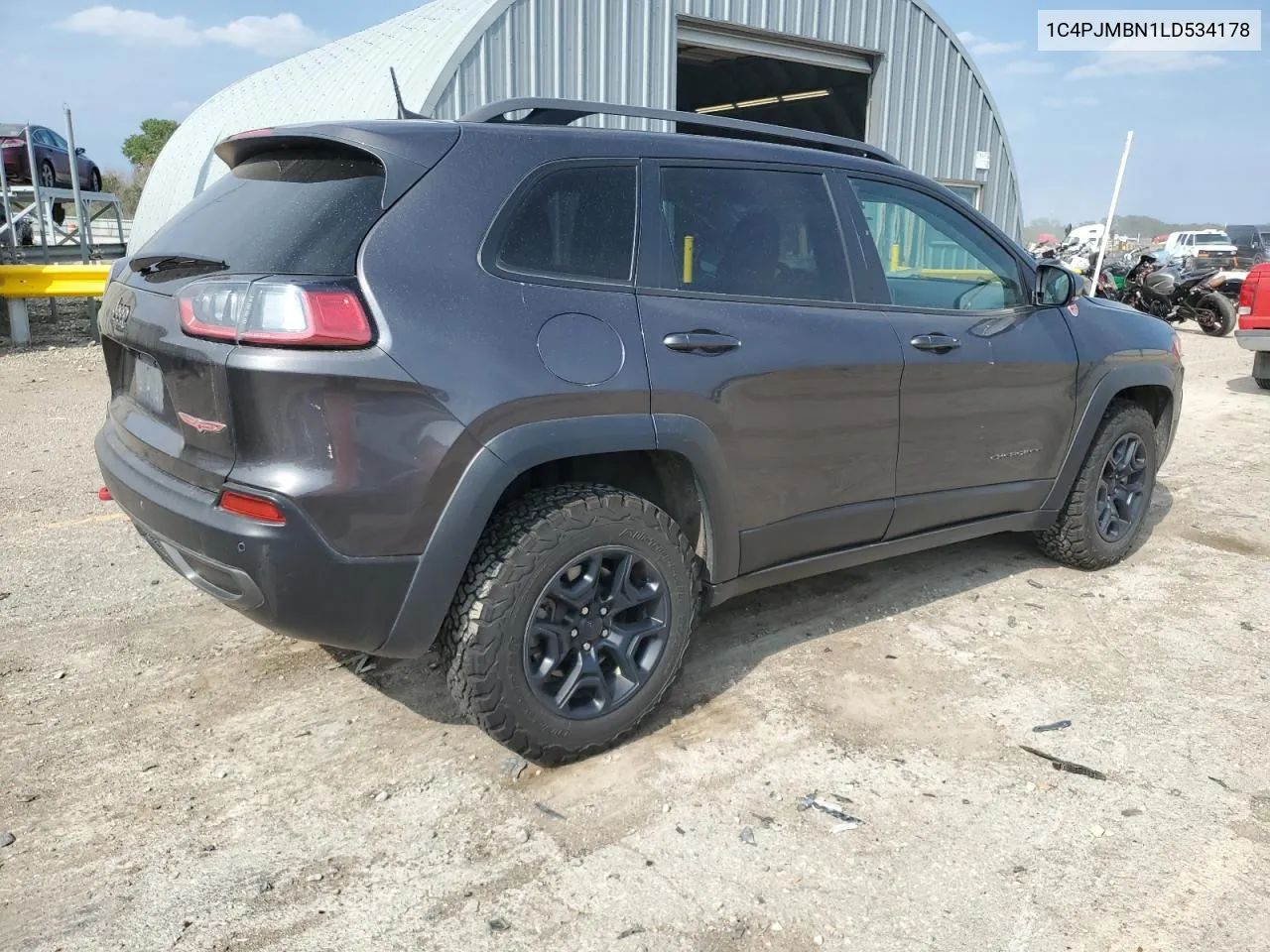 2020 Jeep Cherokee Trailhawk VIN: 1C4PJMBN1LD534178 Lot: 68252364