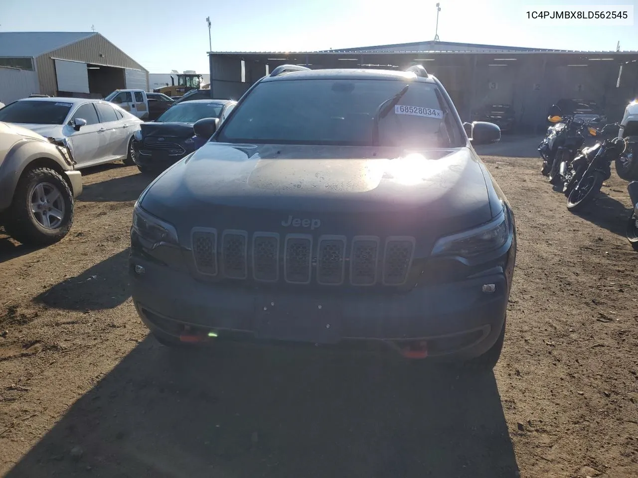 2020 Jeep Cherokee Trailhawk VIN: 1C4PJMBX8LD562545 Lot: 68528034