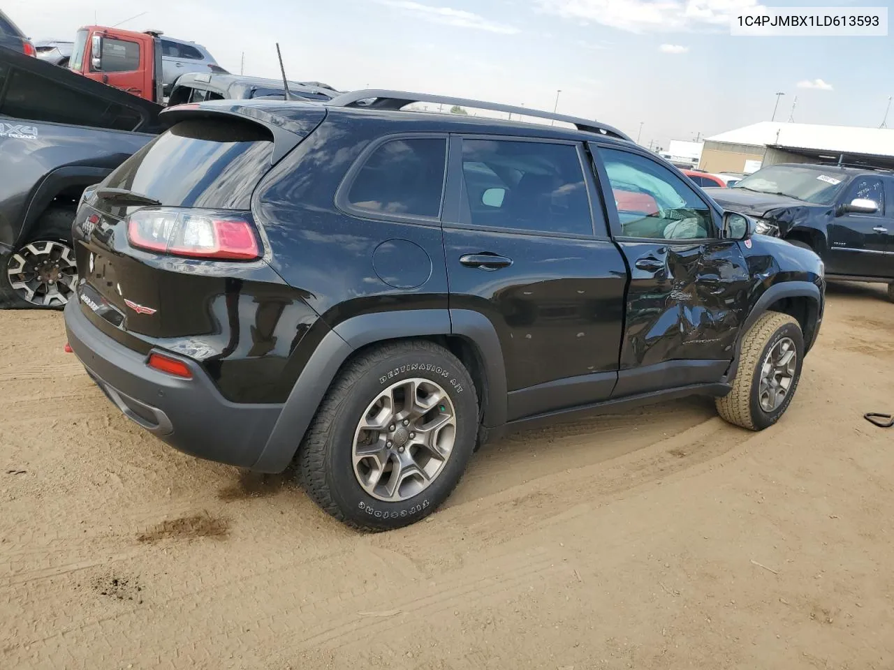 2020 Jeep Cherokee Trailhawk VIN: 1C4PJMBX1LD613593 Lot: 68583844