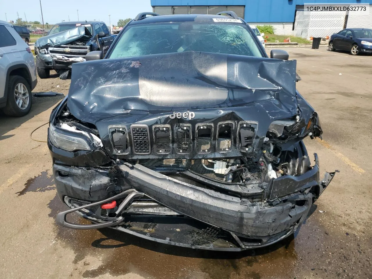 2020 Jeep Cherokee Trailhawk VIN: 1C4PJMBXXLD632773 Lot: 69695234