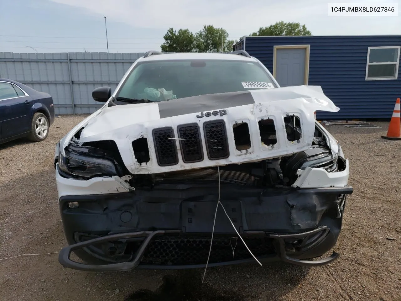 2020 Jeep Cherokee Trailhawk VIN: 1C4PJMBX8LD627846 Lot: 69869304