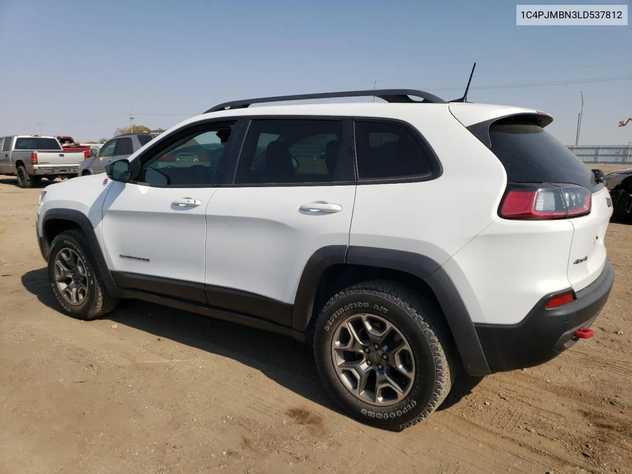 2020 Jeep Cherokee Trailhawk VIN: 1C4PJMBN3LD537812 Lot: 73635994