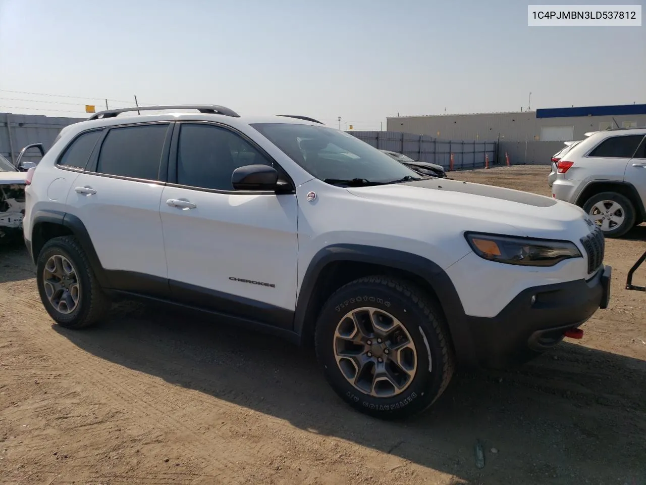 2020 Jeep Cherokee Trailhawk VIN: 1C4PJMBN3LD537812 Lot: 73635994