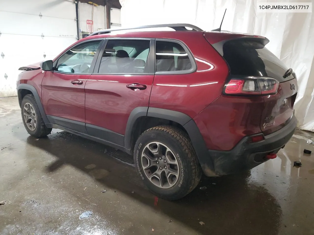 2020 Jeep Cherokee Trailhawk VIN: 1C4PJMBX2LD617717 Lot: 73763074