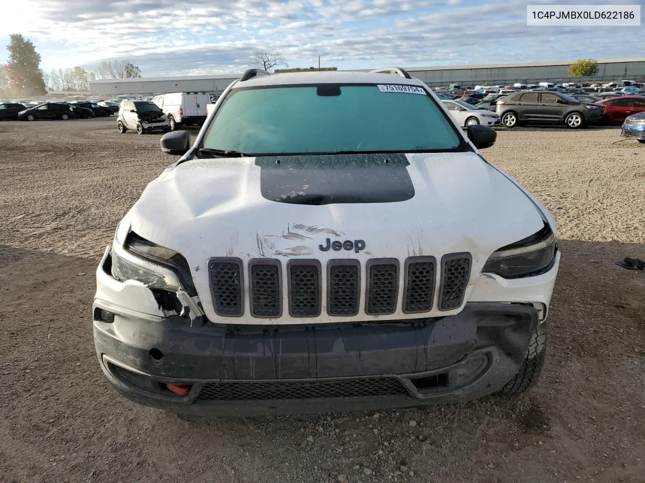 1C4PJMBX0LD622186 2020 Jeep Cherokee Trailhawk