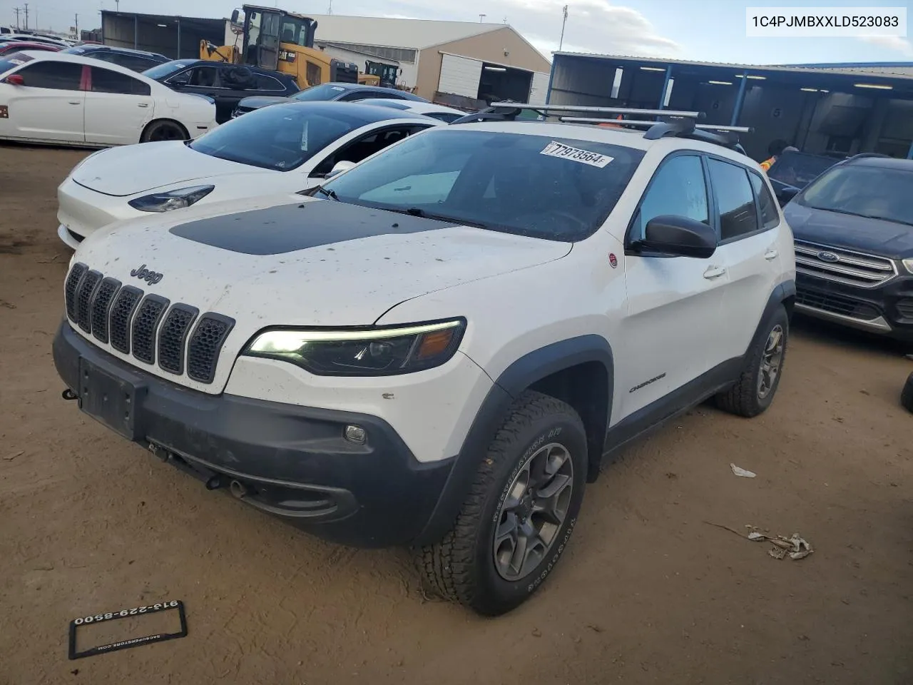 2020 Jeep Cherokee Trailhawk VIN: 1C4PJMBXXLD523083 Lot: 77973564