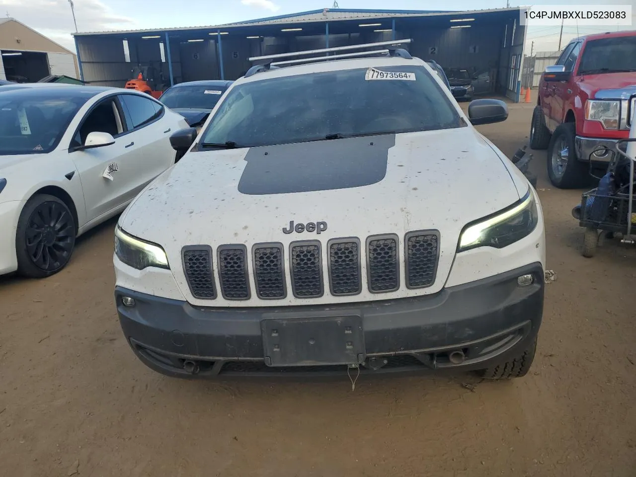 2020 Jeep Cherokee Trailhawk VIN: 1C4PJMBXXLD523083 Lot: 77973564