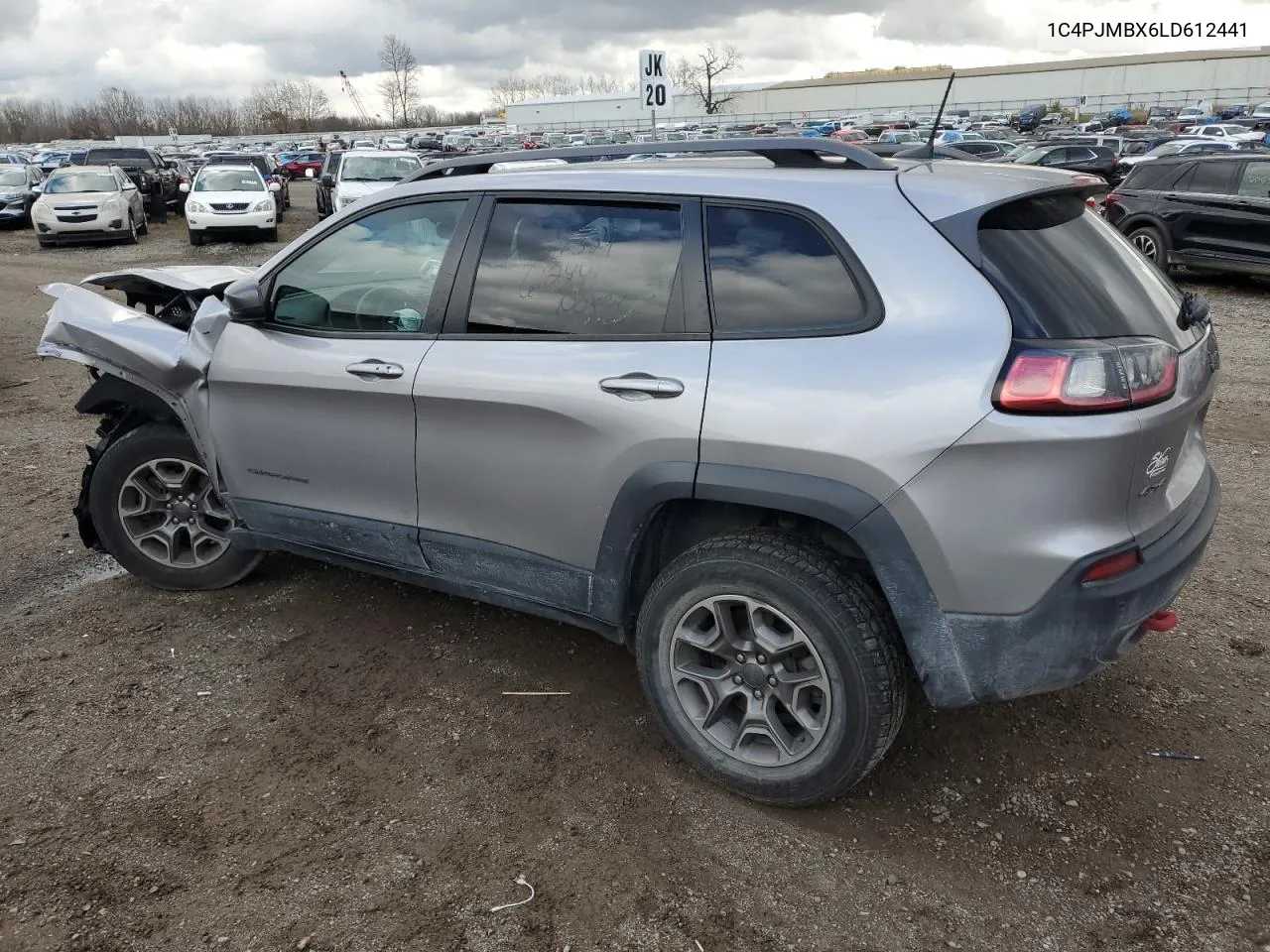 2020 Jeep Cherokee Trailhawk VIN: 1C4PJMBX6LD612441 Lot: 79496974