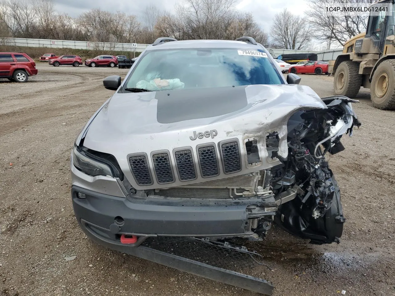 2020 Jeep Cherokee Trailhawk VIN: 1C4PJMBX6LD612441 Lot: 79496974