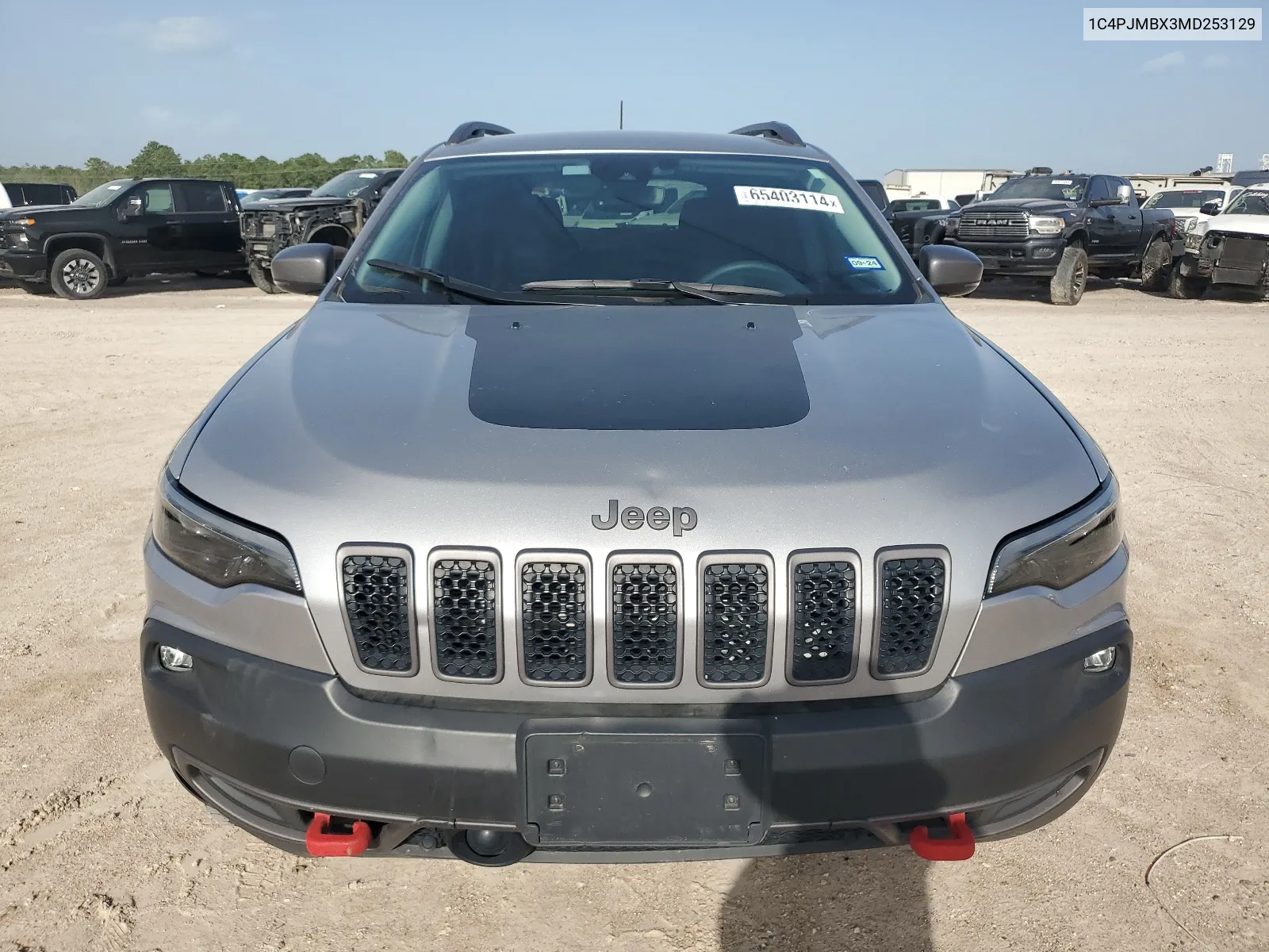 2021 Jeep Cherokee Trailhawk VIN: 1C4PJMBX3MD253129 Lot: 65403114