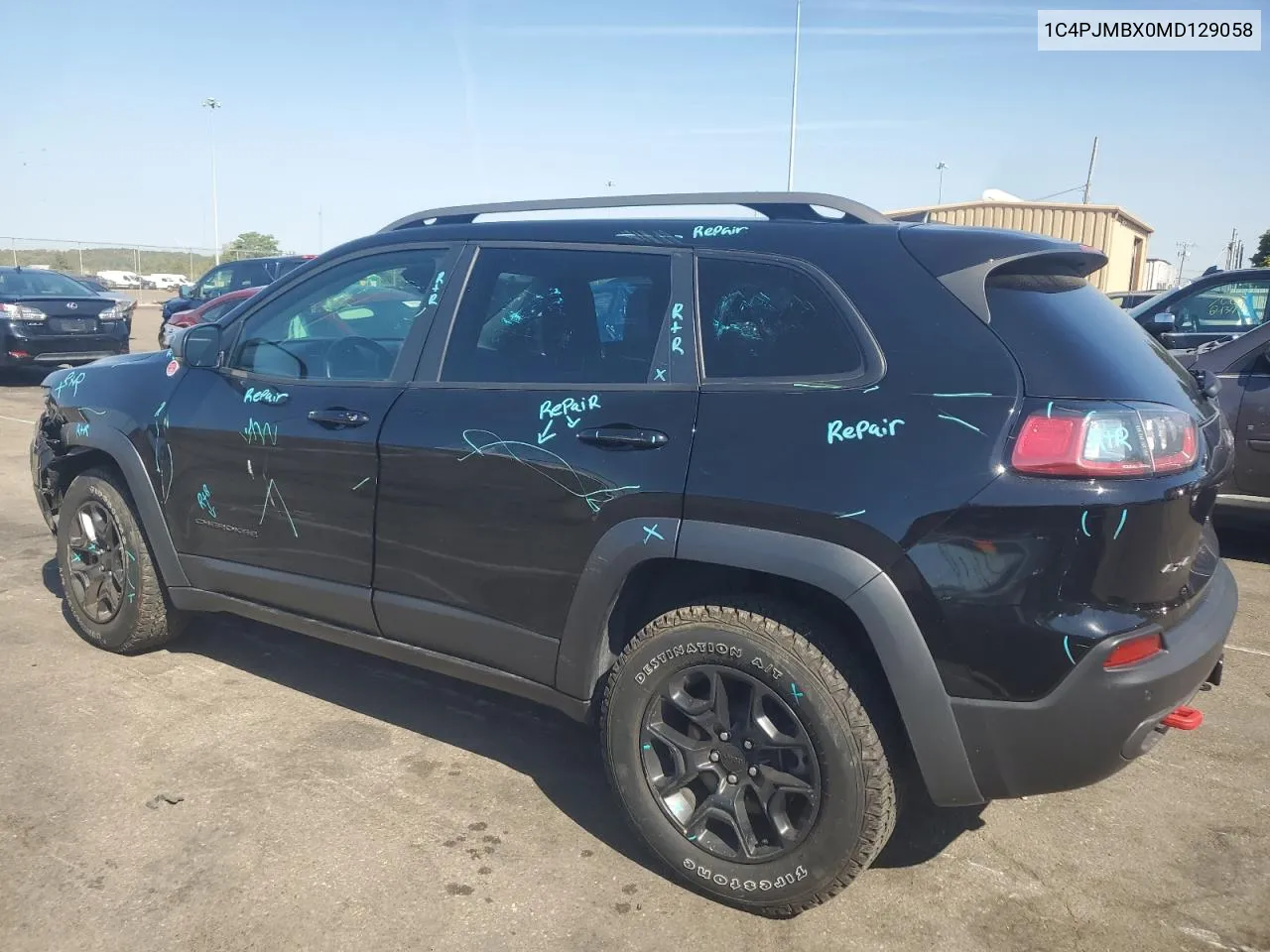 1C4PJMBX0MD129058 2021 Jeep Cherokee Trailhawk