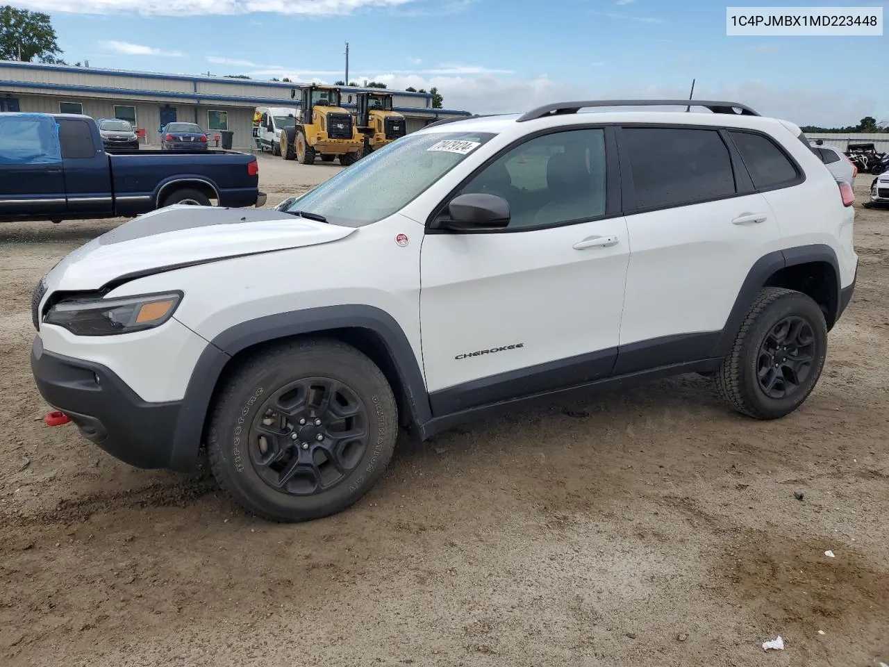 2021 Jeep Cherokee Trailhawk VIN: 1C4PJMBX1MD223448 Lot: 70479124