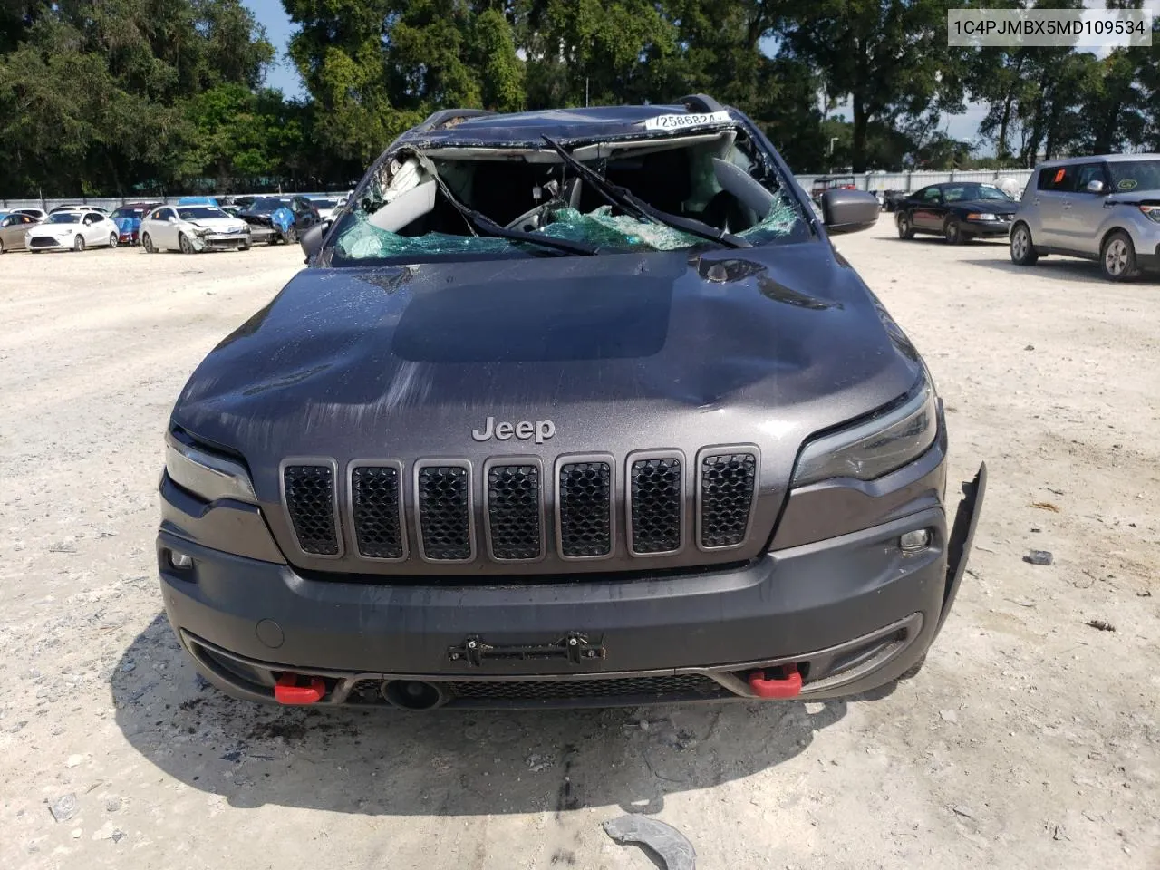 2021 Jeep Cherokee Trailhawk VIN: 1C4PJMBX5MD109534 Lot: 72586824