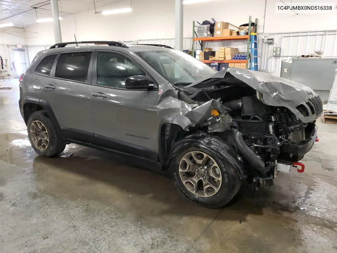 2022 Jeep Cherokee Trailhawk VIN: 1C4PJMBX0ND516338 Lot: 69740694