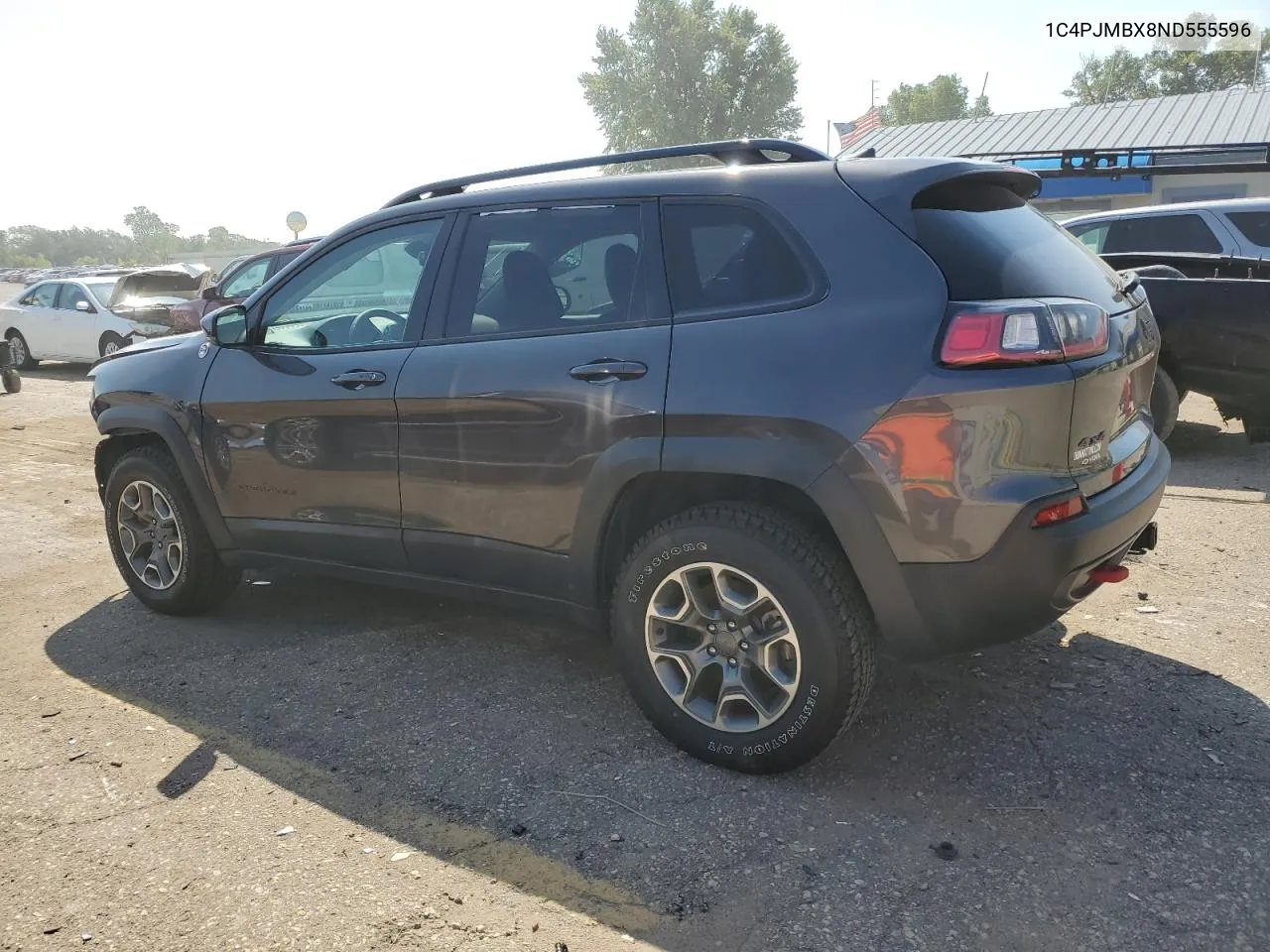 2022 Jeep Cherokee Trailhawk VIN: 1C4PJMBX8ND555596 Lot: 70381114