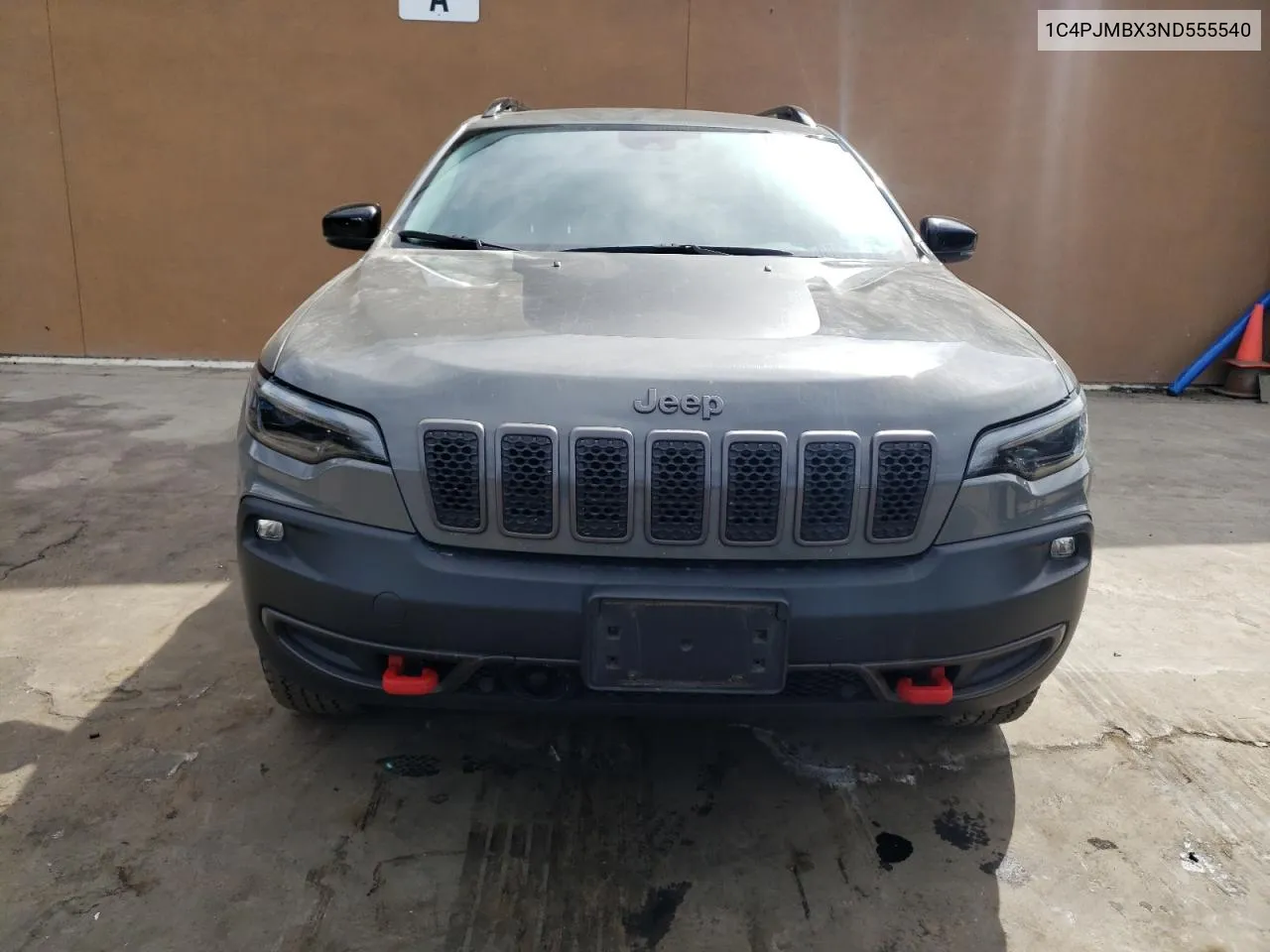 2022 Jeep Cherokee Trailhawk VIN: 1C4PJMBX3ND555540 Lot: 75801484