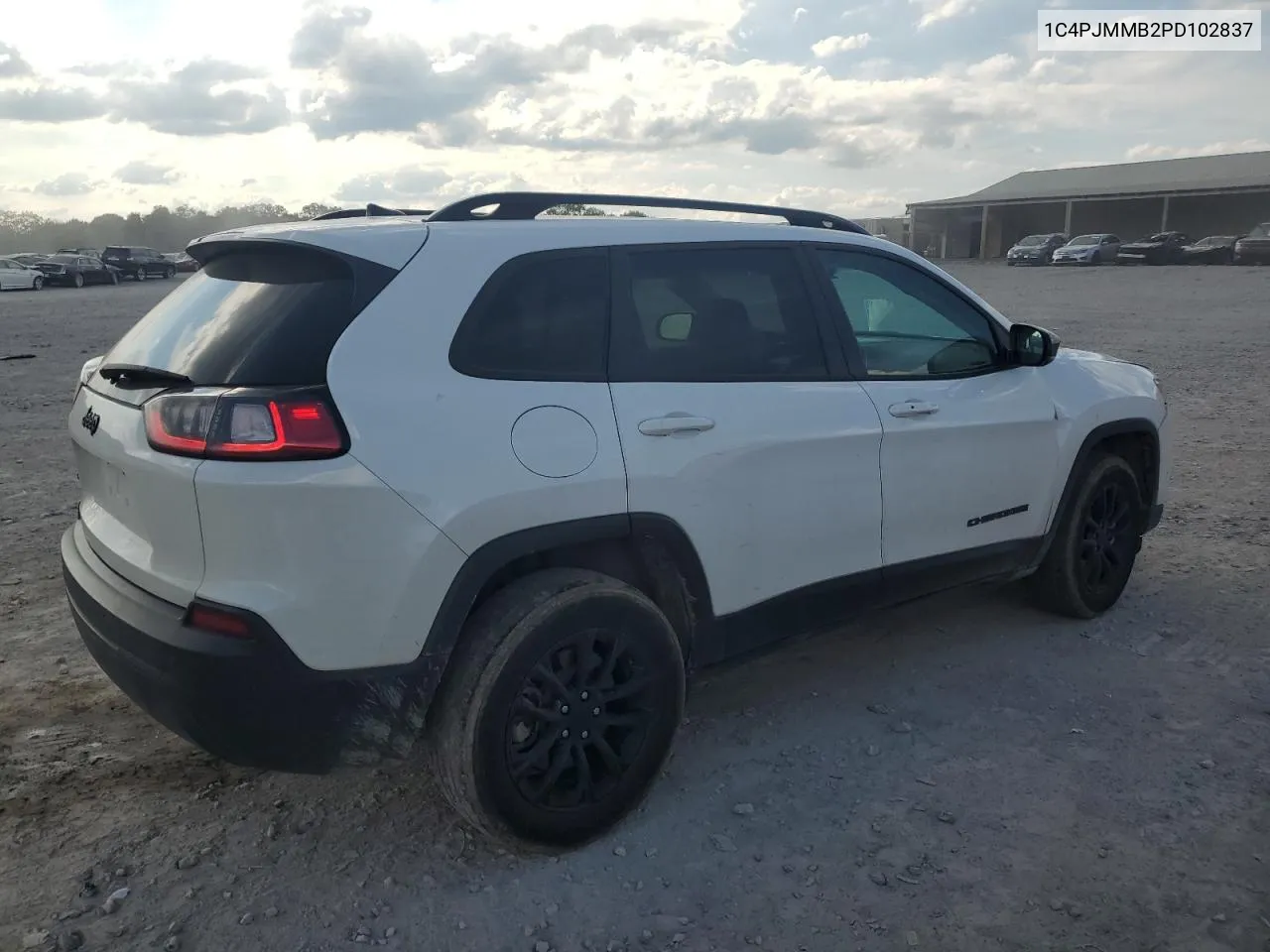 2023 Jeep Cherokee Altitude Lux VIN: 1C4PJMMB2PD102837 Lot: 74074484