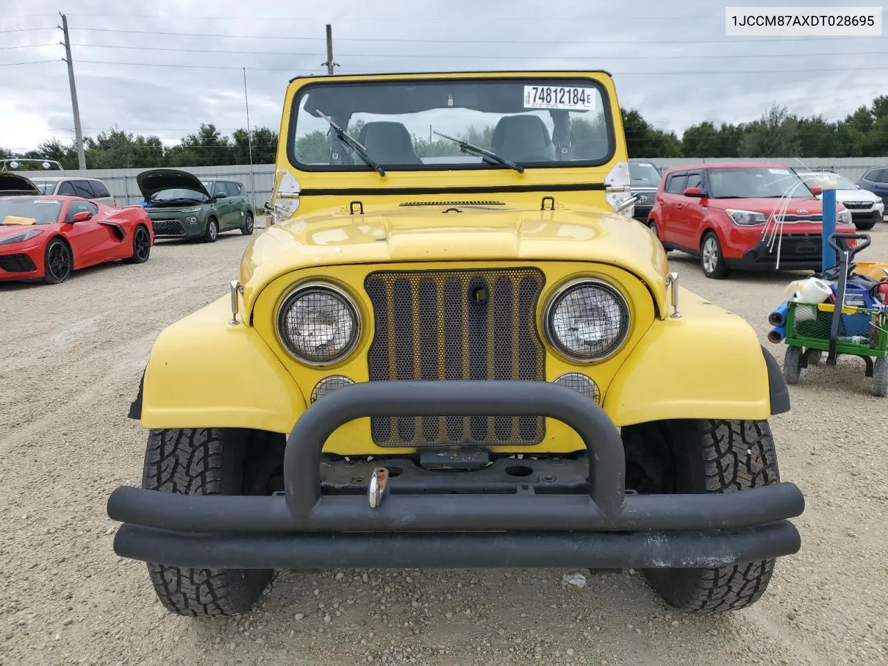 1983 Jeep Jeep Cj7 VIN: 1JCCM87AXDT028695 Lot: 74812184