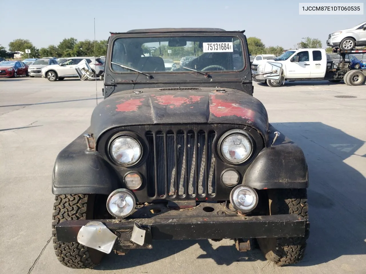 1983 Jeep Jeep Cj7 VIN: 1JCCM87E1DT060535 Lot: 75131684